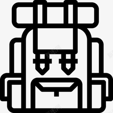 背包客包旅游图标图标