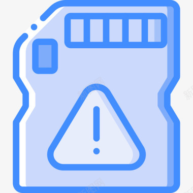 SIM卡图标Sd卡移动接口4蓝色图标图标