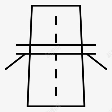 搭建桥梁桥梁建筑创意图标图标