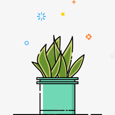 植物icon-虎皮兰图标