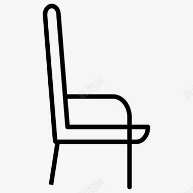 椅子单人椅家具图标图标