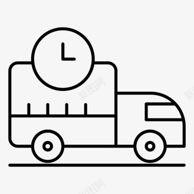 送货卡车送货物流急件图标图标