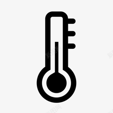 天气符号温度计温度天气图标图标