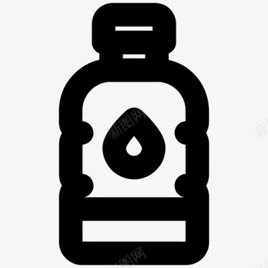 水瓶饮料矿物质图标图标
