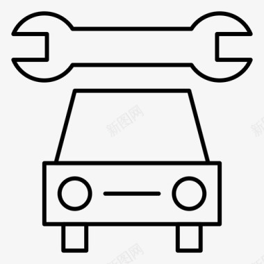 钳子修理工具汽车修理维修图标图标