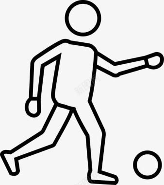 足球游戏玩耍图标图标