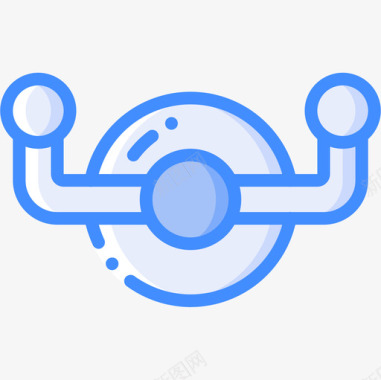 矢量挂架挂架五金件4蓝色图标图标