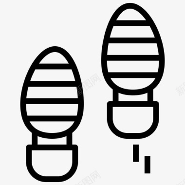 脚步脚步杂七杂八战斗皇家轮廓图标图标