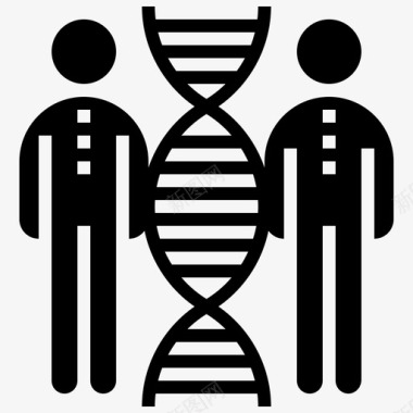 工程矢量素材克隆生物技术遗传学图标图标