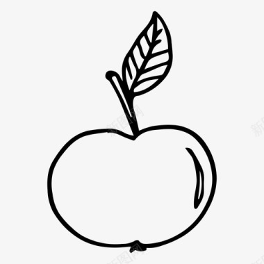 苹果秋天自然图标图标