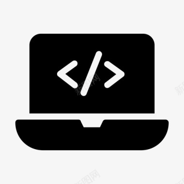 二进制编码编码笔记本电脑开发笔记本图标图标