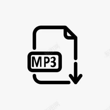 MP3音乐文件mp3文件文件文档图标图标