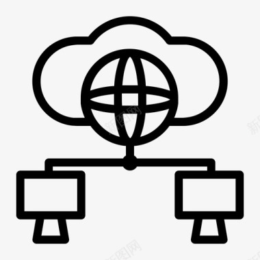 服务器网络计算机数据库图标图标