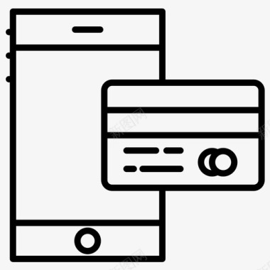 在线办理信用卡在线银行信用卡图标图标