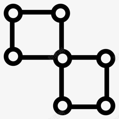 束缚联系科学图标图标