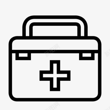 急救急救箱医疗药品图标图标
