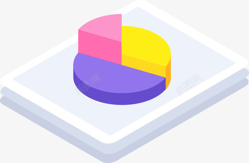 圆饼状图饼状图图标