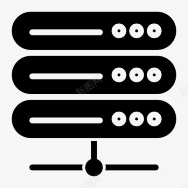 服务器数据库云计算机图标图标