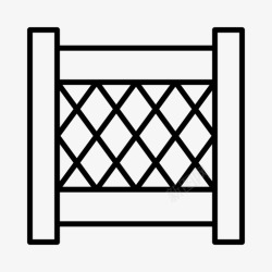 铁丝门铁丝网门围栏大门图标高清图片