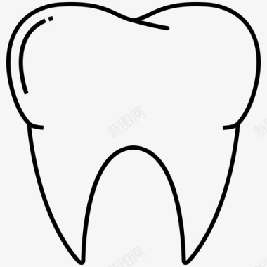 牙齿牙科医疗保健图标图标