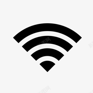 无线头戴式wifi连接互联网图标图标