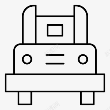 公共图标公共汽车校车交通工具图标图标