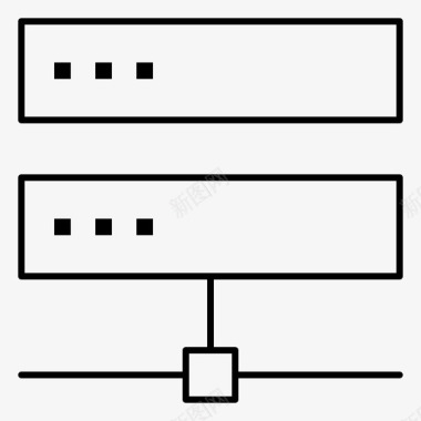 未连接网络连接数据库数字图标图标
