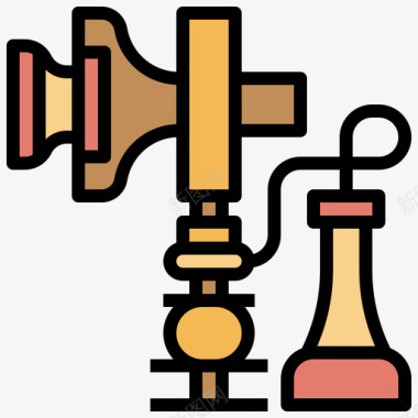 历史电话电话历史5线颜色图标图标