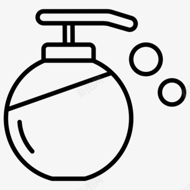 液体肥皂洗手液化妆品美容图标图标