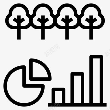 数据信息表格森林面积数据图标图标
