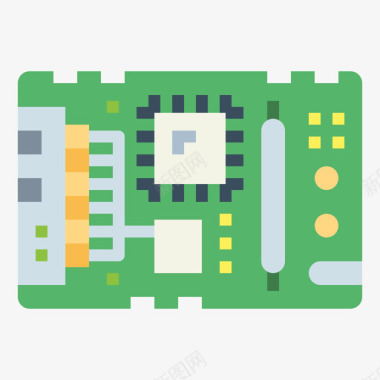 盔甲主板主板小工具19扁平图标图标