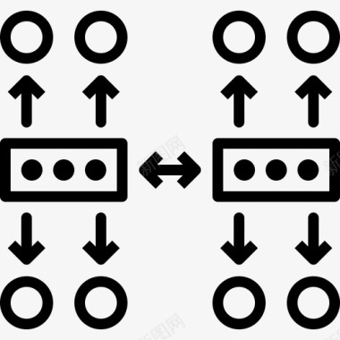 企业文化方案算法图表管理图标图标