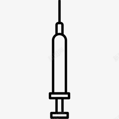 打疫苗注射器卫生医院图标图标