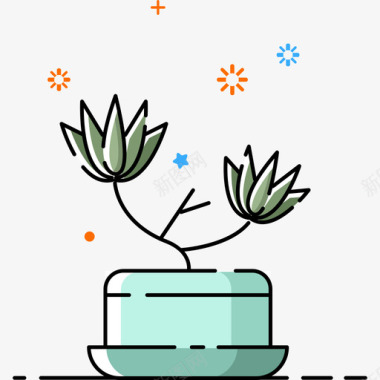 植物icon-铁树图标