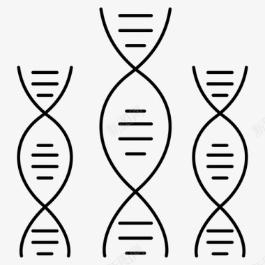 DNAdna健康医学图标图标