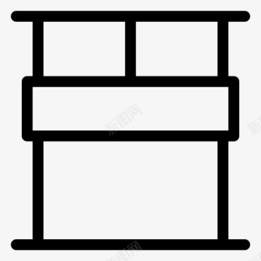 大床上四件套床上住宿家具图标图标