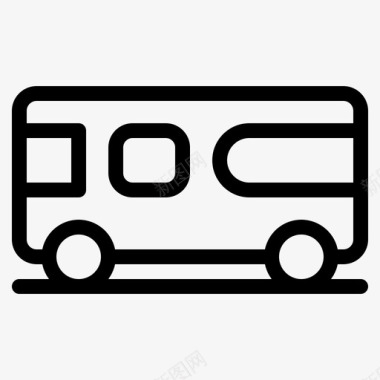 公共汽车组合车货车图标图标