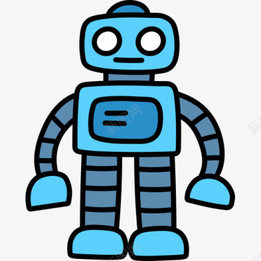 机器人儿童玩具14彩色图标图标