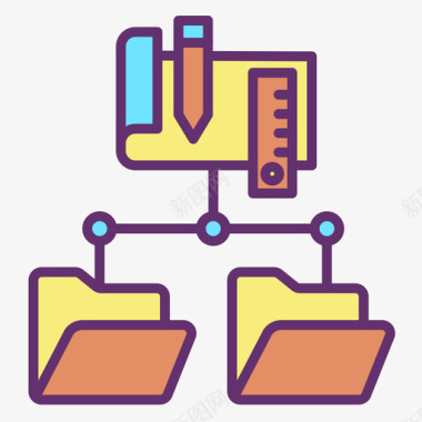 目录封面设计根目录图形113线性颜色图标图标