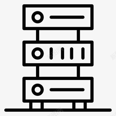 高端主机数据数据库主机图标图标