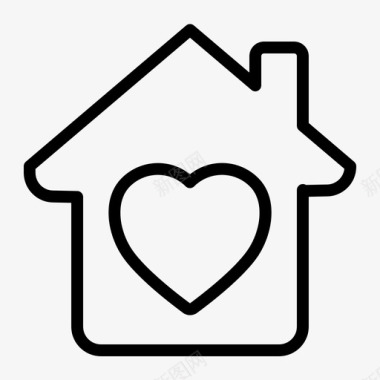 家房子婚恋图标图标