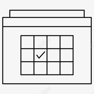 活动日历日期日程日历图标图标