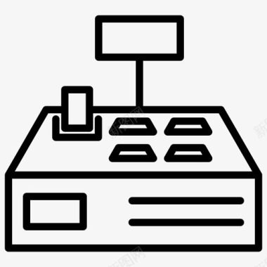 称重电子称秤称重机衡器图标图标