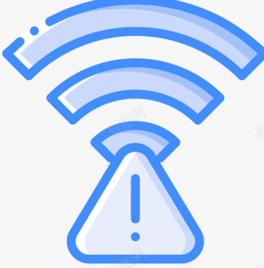 接口Wifi移动接口4蓝色图标图标