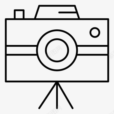摄像机手持式摄像机记者摄像机图标图标