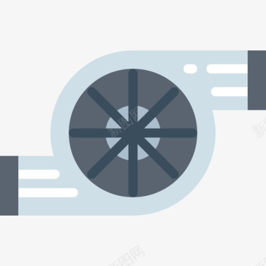 空气过滤空气过滤器汽车服务28扁平图标图标