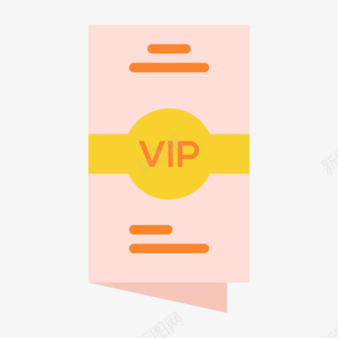 vip打折卡Vip派对90公寓图标图标