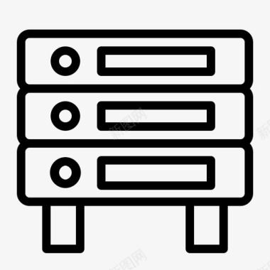 服务器网络云数据库图标图标