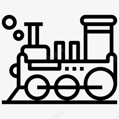 蒸汽机车汽车运输图标图标