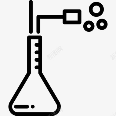 能源生态化学能源生态学线性图标图标